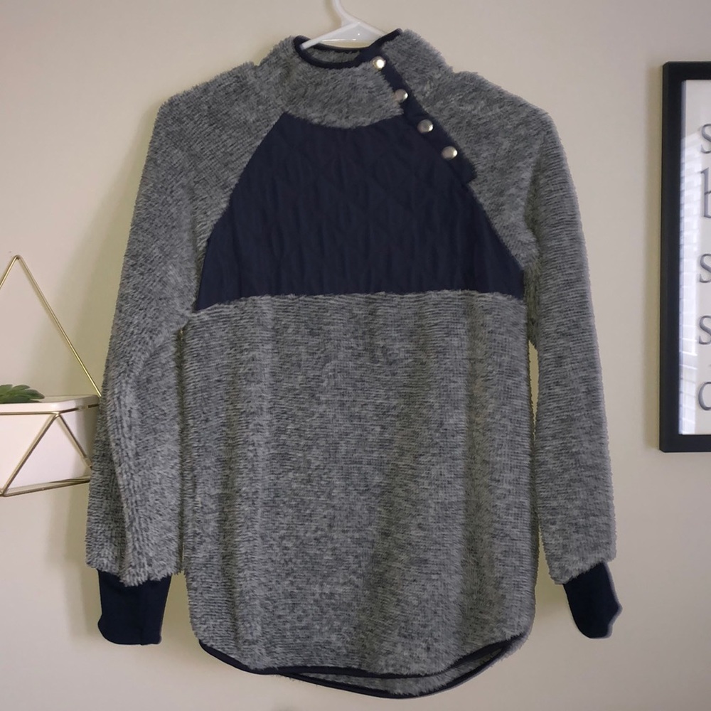 Women’s fuzzy sweater